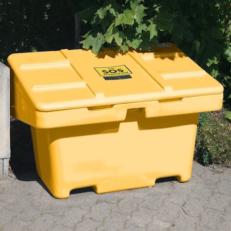 Techstar Plastics Techstar SOS Outdoor Storage Container - 11 Cu. Ft. - Yellow, 42 x 29 x 30 SOS 11-YELLOW